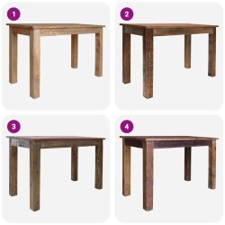 Table à manger bois d'acajou massif 120x60x77 cm 517895517895
