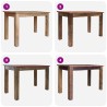 Table à manger bois d'acajou massif 120x60x77 cm 517895517895