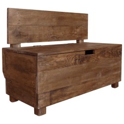 Banc bois massif d'acajou 86x40x60 cm 517898517898