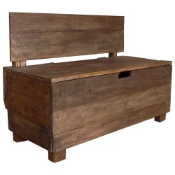 Banc bois massif d'acajou 86x40x60 cm 517898517898