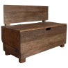 Banc bois massif d'acajou 86x40x60 cm 517898517898