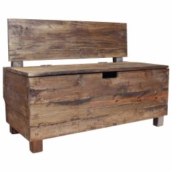 Banc bois massif d'acajou 86x40x60 cm 517898517898