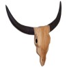Crâne de taureau mural Teck 69x6x60 cm 517900517900