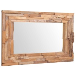 Miroir décoratif Teck 90x60 cm Rectangulaire 517911517911