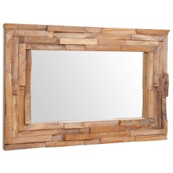 Miroir décoratif Teck 90x60 cm Rectangulaire 517911517911
