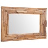 Miroir décoratif Teck 90x60 cm Rectangulaire 517911517911