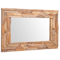 Miroir décoratif Teck 90x60 cm Rectangulaire 517911517911
