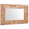 Miroir décoratif Teck 90x60 cm Rectangulaire 517911517911