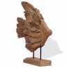 Sculpture de poisson teck 40x12x57 cm 517912517912