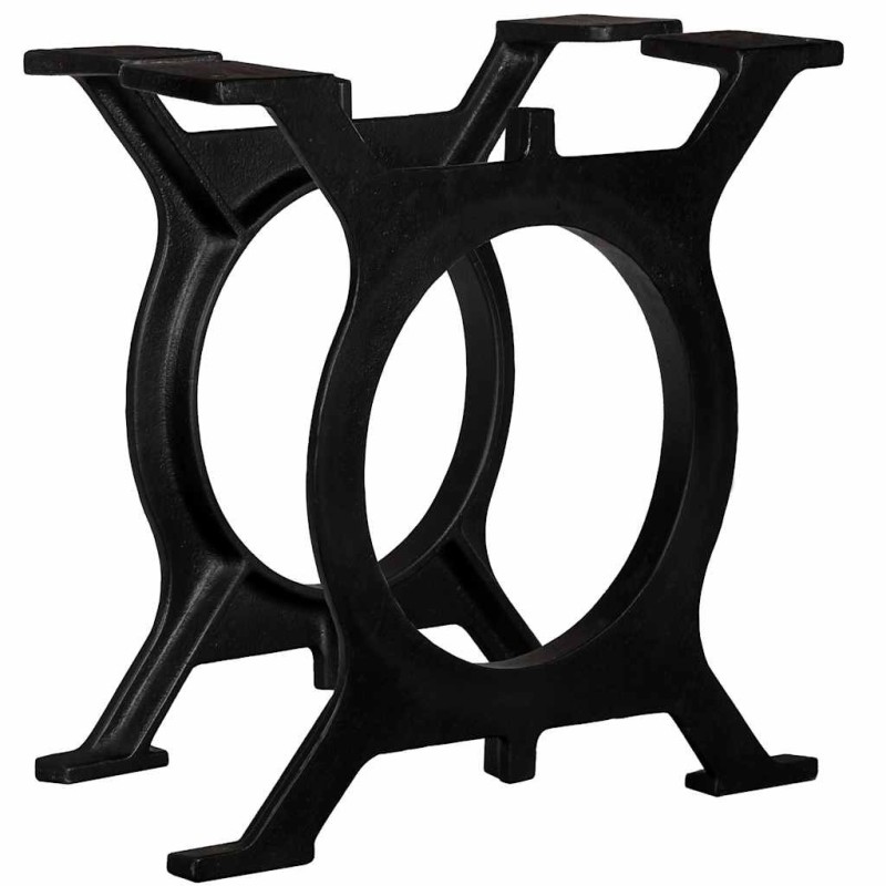 Pied de table basse 2 pcs Cadre en O Fonte 517913517913