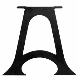 Pied de table base 2 pcs Base voûtée Cadre en A Fonte 517927517927