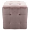 2 pcs Poufs Rose 30 x 30 x 30 cm Tissu velours 517944517944