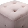 2 pcs Poufs Rose 30 x 30 x 30 cm Tissu velours 517944517944