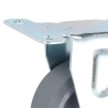12 pcs Roulettes fixes 75 mm 517958517958