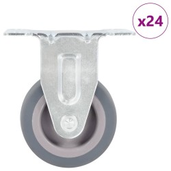 24 pcs Roulettes fixes 50 mm 517965517965