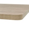 Table de bistro MDF et acier Carré 80x80x75 cm Couleur de chêne 517968517968