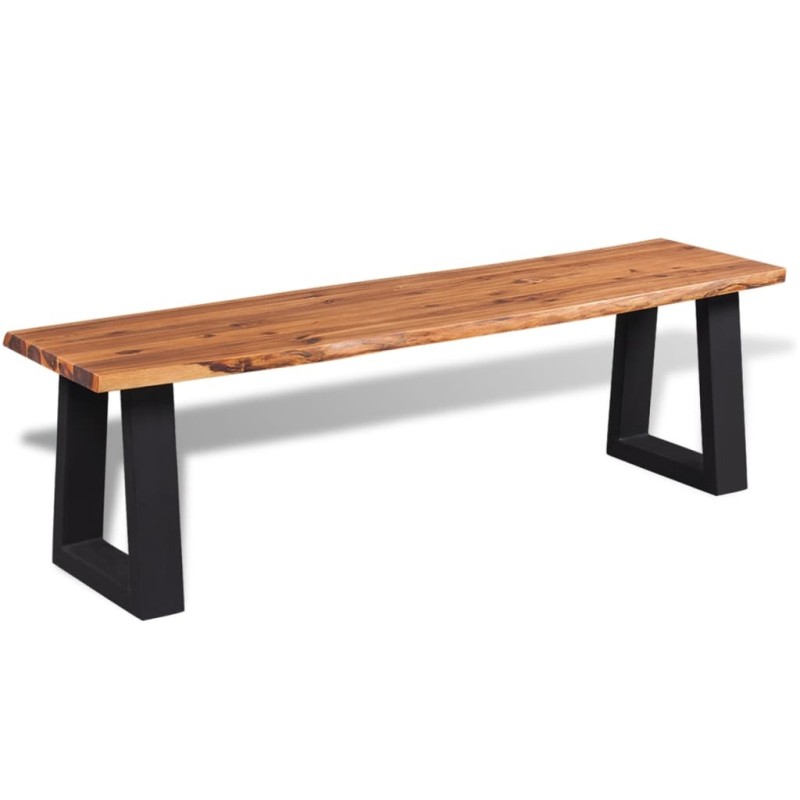 Banc en bois d'acacia massif 160 cm 517971517971