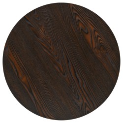 Table de bistro MDF et acier Rond 60 x 75 cm Frêne foncé  517985517985