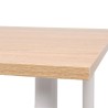 Table à manger 120x60x73 cm Chêne et blanc 517987517987