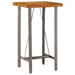 Table de bar Teck recyclé massif 60x60x107 cm 517990517990