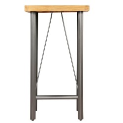 Table de bar Teck recyclé massif 60x60x107 cm 517990517990