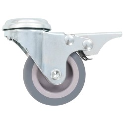 32 pcs Roulettes pivotantes à trou de boulon 50 mm 518008518008