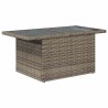 Ensemble de canapé de jardin avec coussin 5 pcs Gris Poly rotin 518069518069