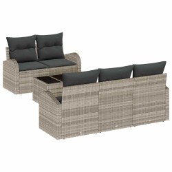 Ensemble de canapé de jardin Gris clair 55 x 55 x 37 cm 518174518174