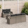 Ensemble de canapé de jardin Gris 55 x 55 x 37 cm polyrotin 518175518175