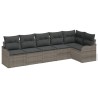 Ensemble de canapé de jardin Gris polyrotin 518225518225