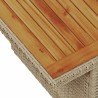 Ensemble de canapé de jardin avec coussin 5 pcs beige et crème 518325518325