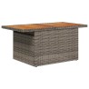 Ensemble de canapé de jardin avec coussin 5 pcs Gris Poly rotin 518424518424