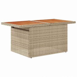 Ensemble de canapé de jardin 5 pcs Beige Poly rotin 518442518442