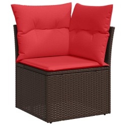 Ensemble de Canapés 6 pcs Marron polyrotin 518543518543