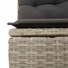 Ensemble de Canapés 6 pcs Gris clair polyrotin 518545518545