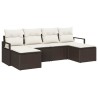 Ensemble de Canapés 6 pcs Marron polyrotin 518546518546