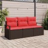 Ensemble de Canapés 3 pcs Marron polyrotin 518578518578