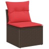Ensemble de Canapés 3 pcs Marron polyrotin 518578518578