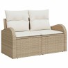 Ensemble de Canapés avec coussin 5 pcs Beige Polyester 518598518598