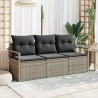 Ensemble de Canapés 3 pcs Gris polyrotin 518618518618