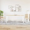 Ensemble à manger PANAMA 3 pcs blanc bois de pin massif 518679518679