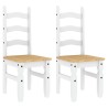 Ensemble à manger PANAMA 3 pcs blanc bois de pin massif 518679518679