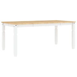 Ensemble à manger PANAMA 3 pcs blanc bois de pin massif 518679518679
