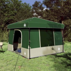 Ensemble de Tentes de Camping 2 pcs Vert Taffetas et Tissu 518686518686