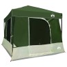 Ensemble de Tentes de Camping 2 pcs Vert Taffetas et Tissu 518686518686
