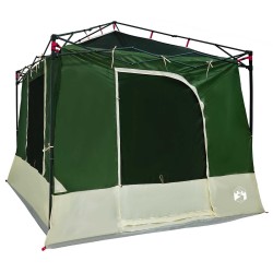 Ensemble de Tentes de Camping 2 pcs Vert Taffetas et Tissu 518686518686