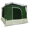 Ensemble de Tentes de Camping 2 pcs Vert Taffetas et Tissu 518686518686