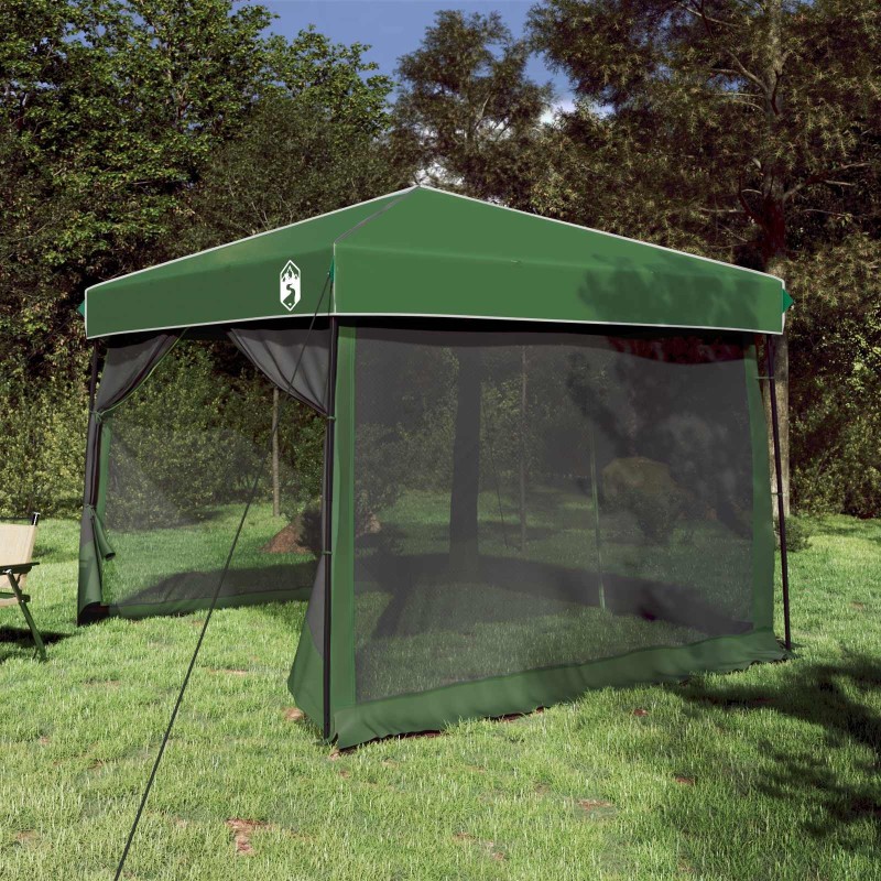 Ensemble de Tentes de Camping 2 pcs Vert Taffetas et Tissu 518687518687