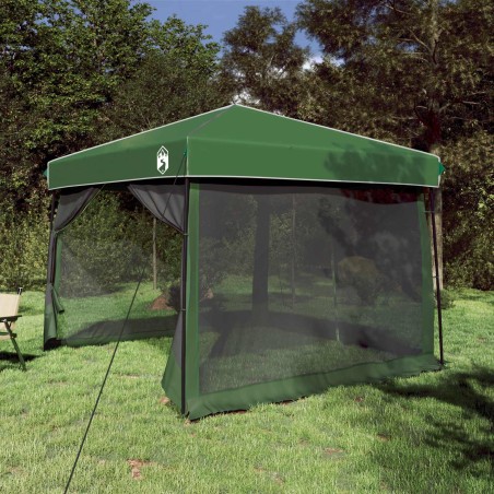 Ensemble de Tentes de Camping 2 pcs Vert Taffetas et Tissu 518687518687