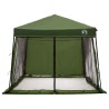 Ensemble de Tentes de Camping 2 pcs Vert Taffetas et Tissu 518687518687